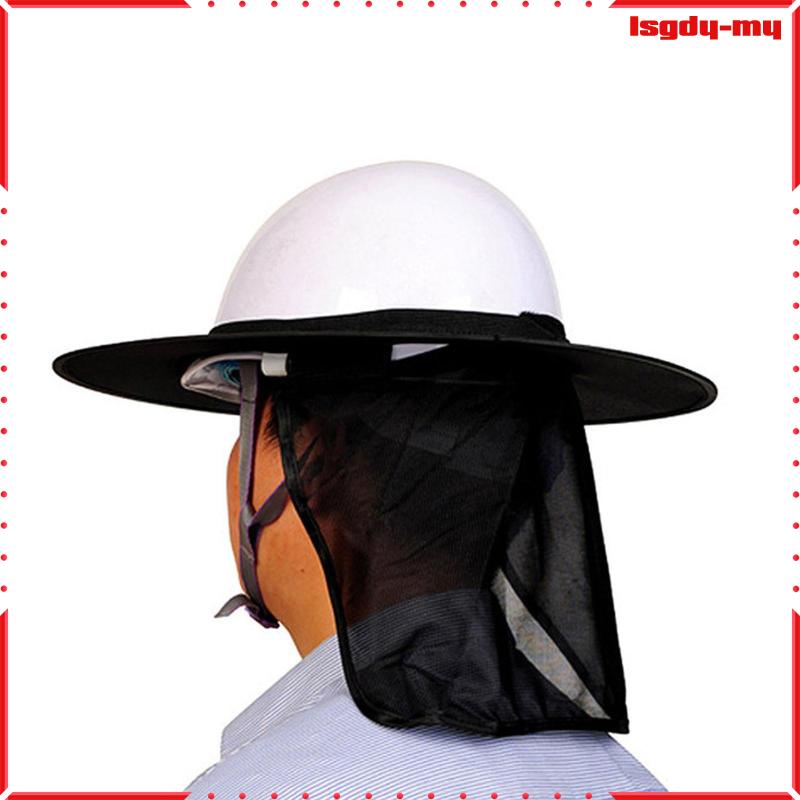 Hat Hard Shade Neck Sun Visor Shield Accessories Helmet