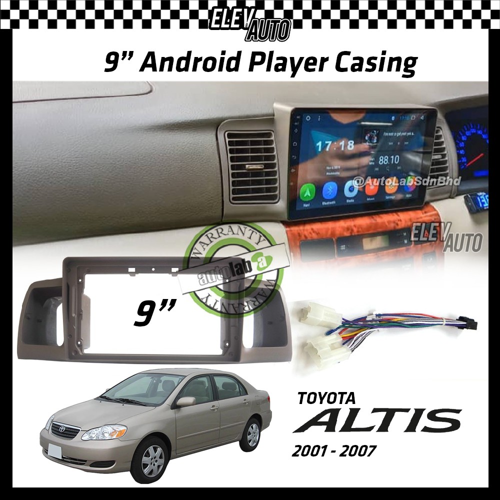 Toyota Altis 2001-2007 Android Player Casing 9
