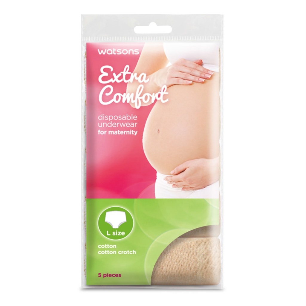 WATSONS, Disposable Underwear Pure Cotton Ladies Extra Large 5s