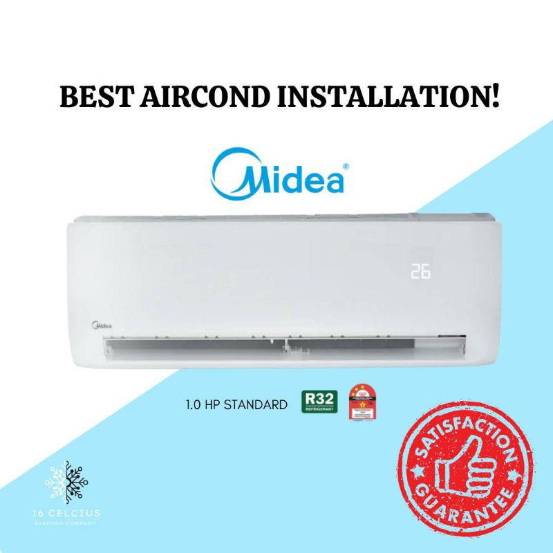 Midea R32 Xtreme Dura Non Inverter Air Conditioner Shopee Malaysia 4220