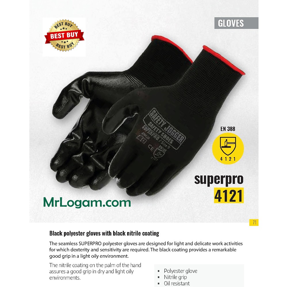 1PAIR Safety Jogger Superpro Gloves (SIZE 10) Shopee Malaysia