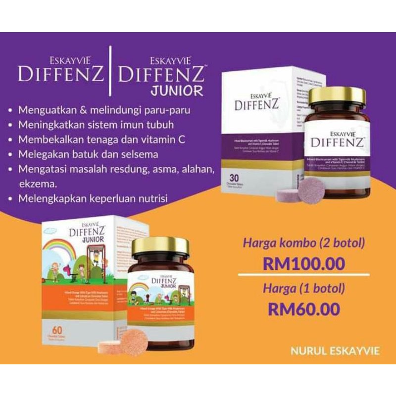 FREE PENGHANTARAN!! DIFFENZ DAN DIFFENZ JUNIOR SET COMBO | Shopee Malaysia