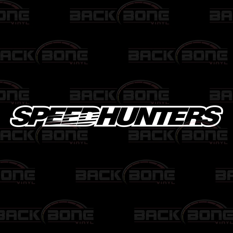 SPEEDHUNTERS LOGO CAR STICKER #2 | Shopee Malaysia