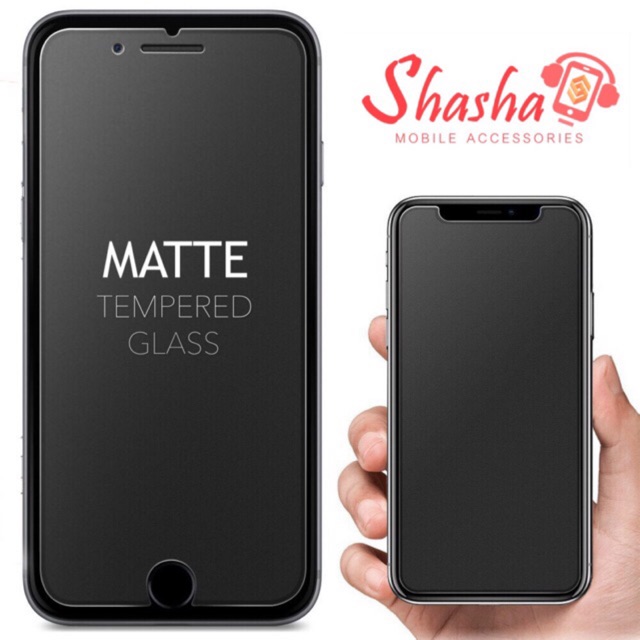 (MATTE) TEMPERED GLASS ANTIFINGERPRINT SCREEN PROTECTOR IP6 6P 7 7P 8