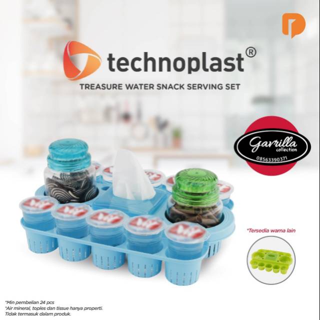 Treasure WATER SNACK SERVING SET - Jar Holder, TISSUE And MINERAL WATER ...