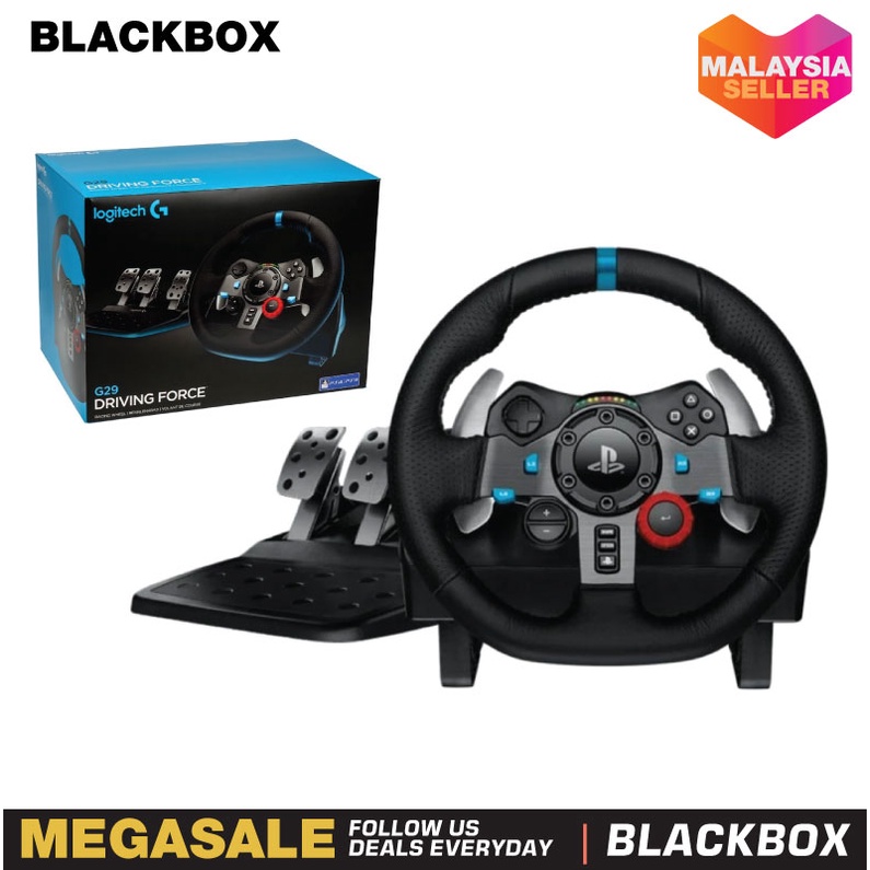 Logitech G29 Racing Steering Wheel PC / PS4 / PS5 Shopee Malaysia