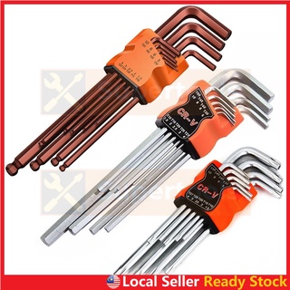 Hex Key Set ,7pcs Allen Wrench Set, L Shape Square Head Wrench Square Key,  T Handle Allen Wrench Set Wrench Screwdriver Set 3-10mm