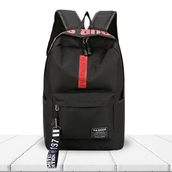 BBD Student Letter Canvas Schoolbag Backpack BG434 | Shopee Malaysia