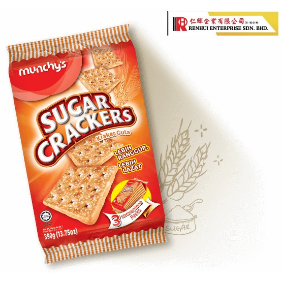 MUNCHY'S CRACKERS SUGAR CRACKER 390G | Shopee Malaysia