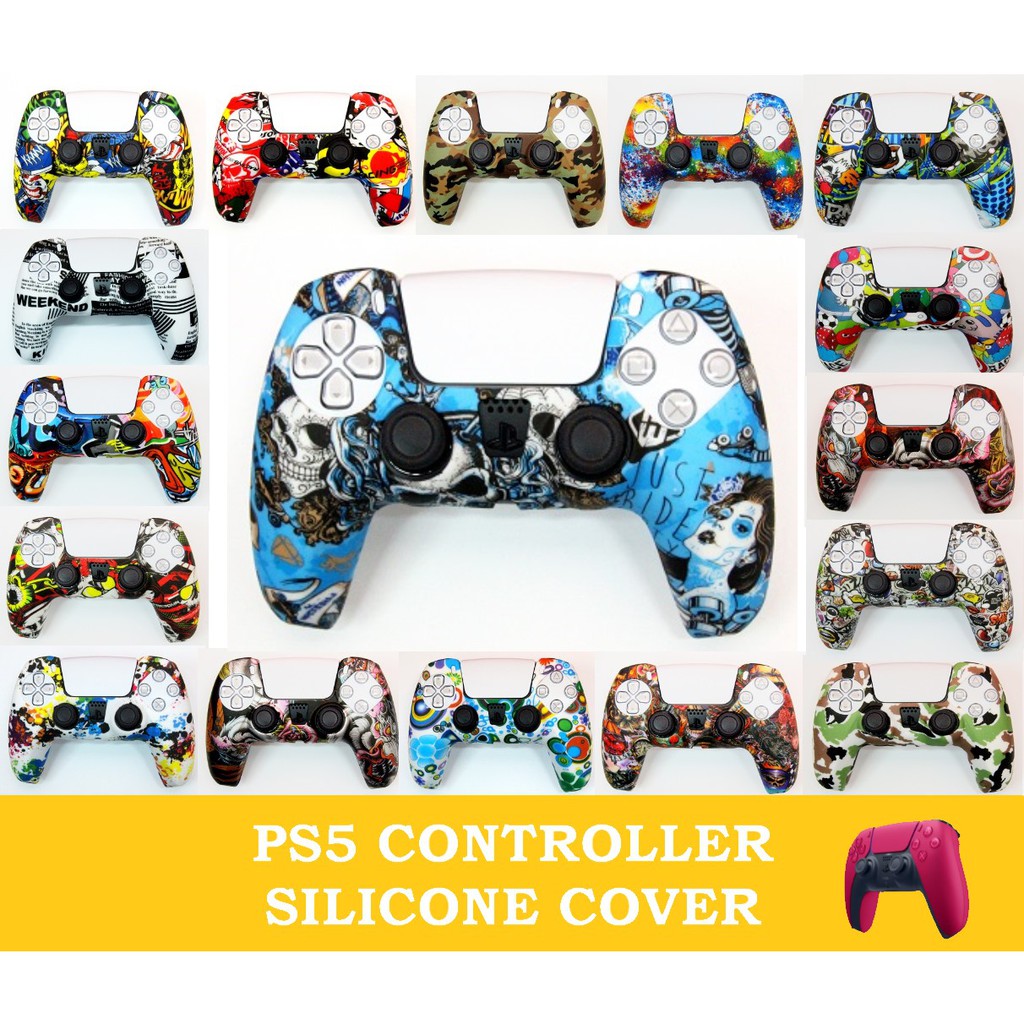 PS5 Controller Silicone Case Cover Protective Skin (Colors) | Shopee ...