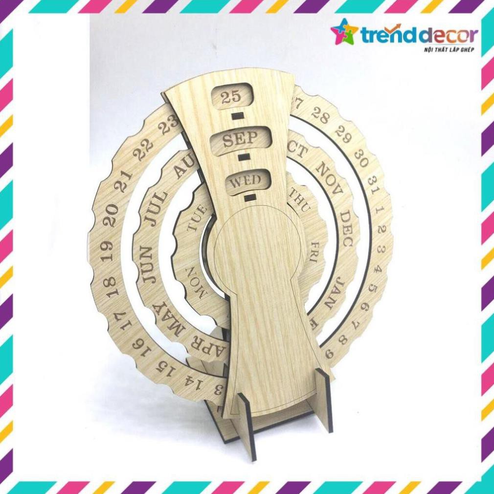 [ORIGINAL Price] mini round perpetual calendar for desk with 3 ...