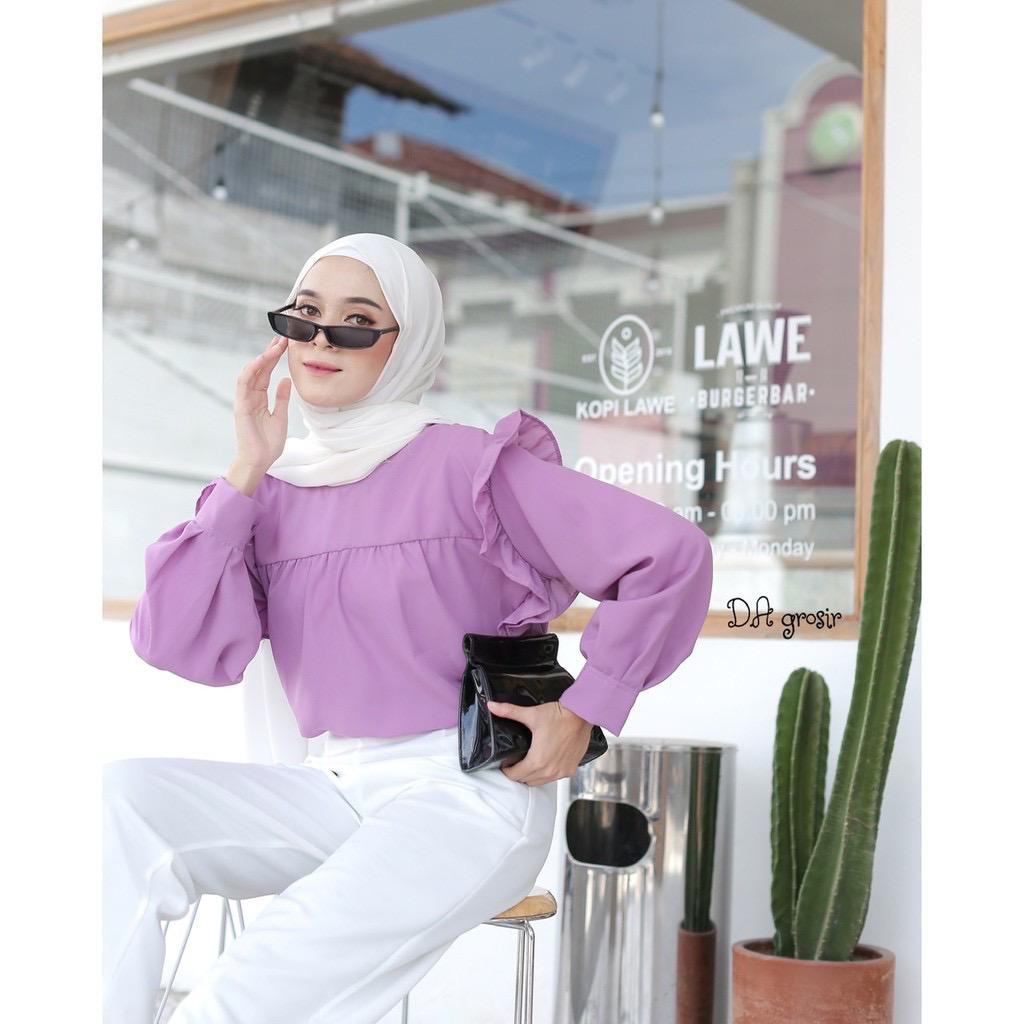 Afnan Linen Blouse -Beige