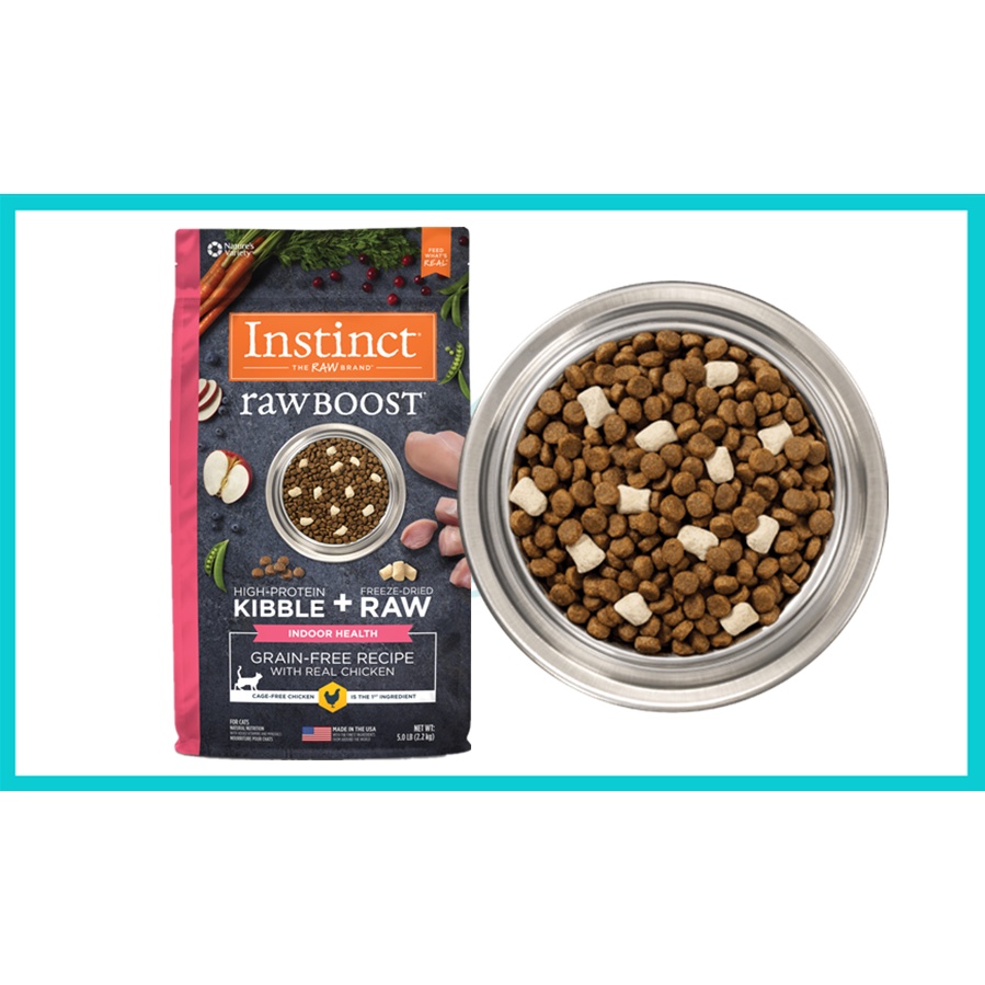 Instinct Original / Raw Boost Grain Free Cat Food 5lb 2.2kg 2kg Makanan Kucing Adult Kitten