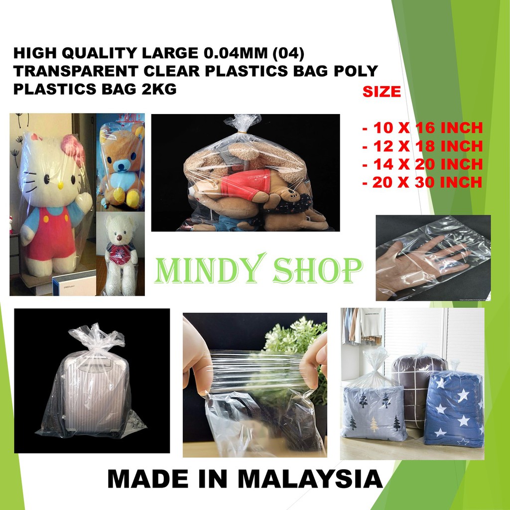 VALUE BUY HIGH QUALITY LARGE TRANSPARENT CLEAR PLASTICS BAG POLY