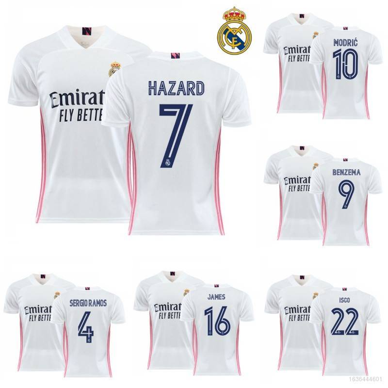 Adidas Real Madrid Home Shirt 2021-22 with Modric 10 Printing