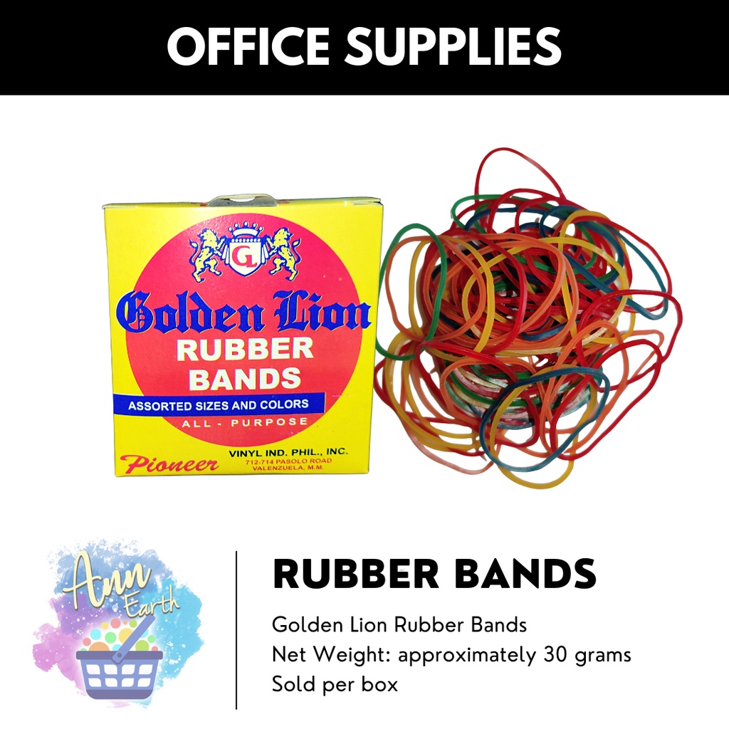 Golden Lion Rubber Bands (30 grams) Shopee Malaysia