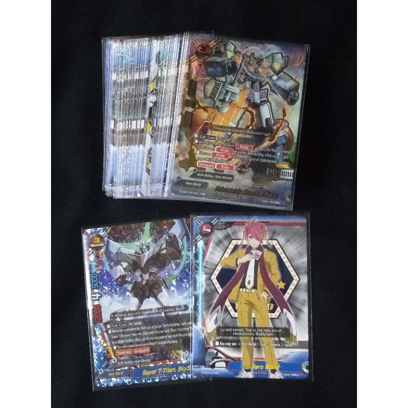 Buddyfight Deck Meta Deck Battle Building Hero World Shopee Malaysia