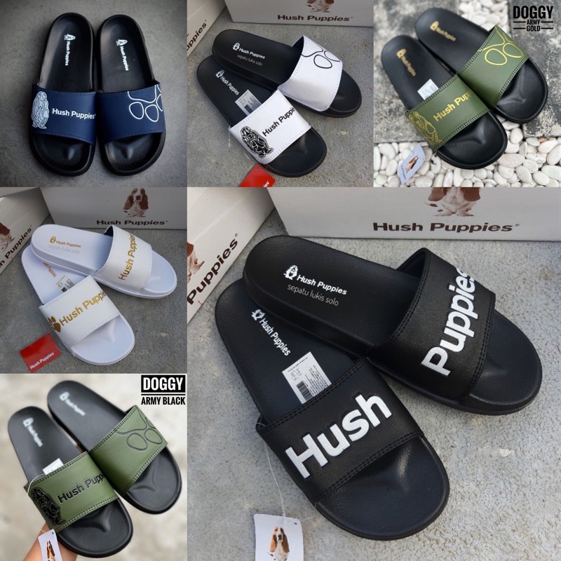 Hush puppies hot sale slides