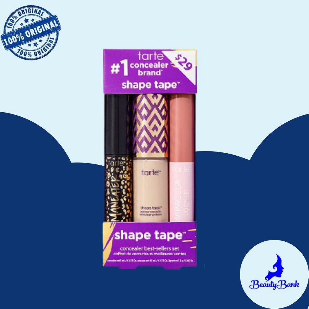 Beautybank Tarte Shape Tape Concealer BestSellers Set Shopee Malaysia