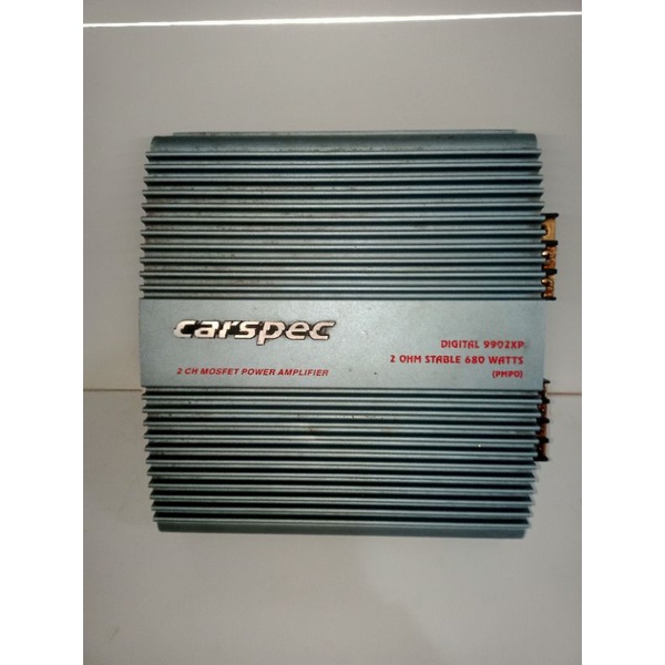 CARSPEC Digital 9902XP 680 WATTS RMS X 2 4 OHM 2 CHANNEL MOSFET