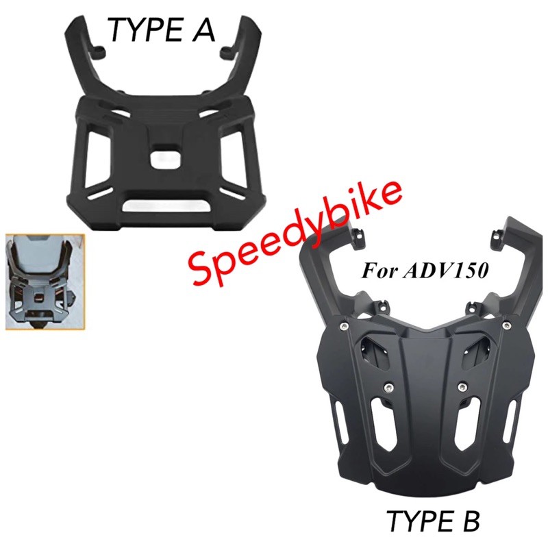 Honda ADV 150 Top Rack Bracket Rear Luggage Rak Bagasi Pemegang Kargo ...