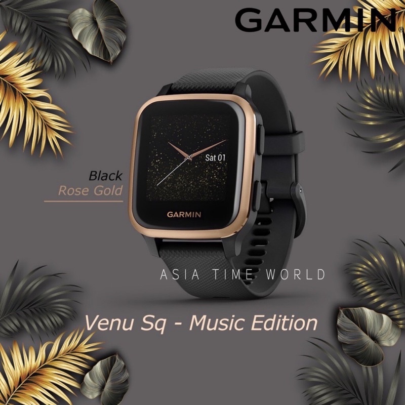 OFFICIAL WARRANTY]GARMIN Venu SQ Music GPS Black Rose Gold Aluminium Case  Smartwatch*Compatible With Android & IOS* | Shopee Malaysia