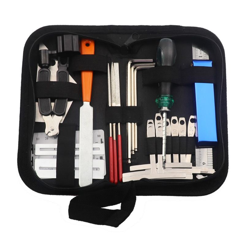 Guitar Tool Kit Repairing Maintenance Tools String Organizer String ...