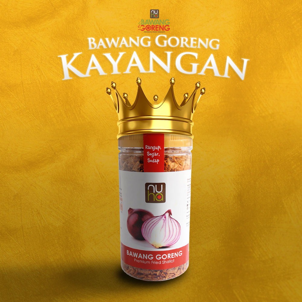 NUHA : Bawang Goreng Premium [110gms] Packaging Baru | Shopee Malaysia