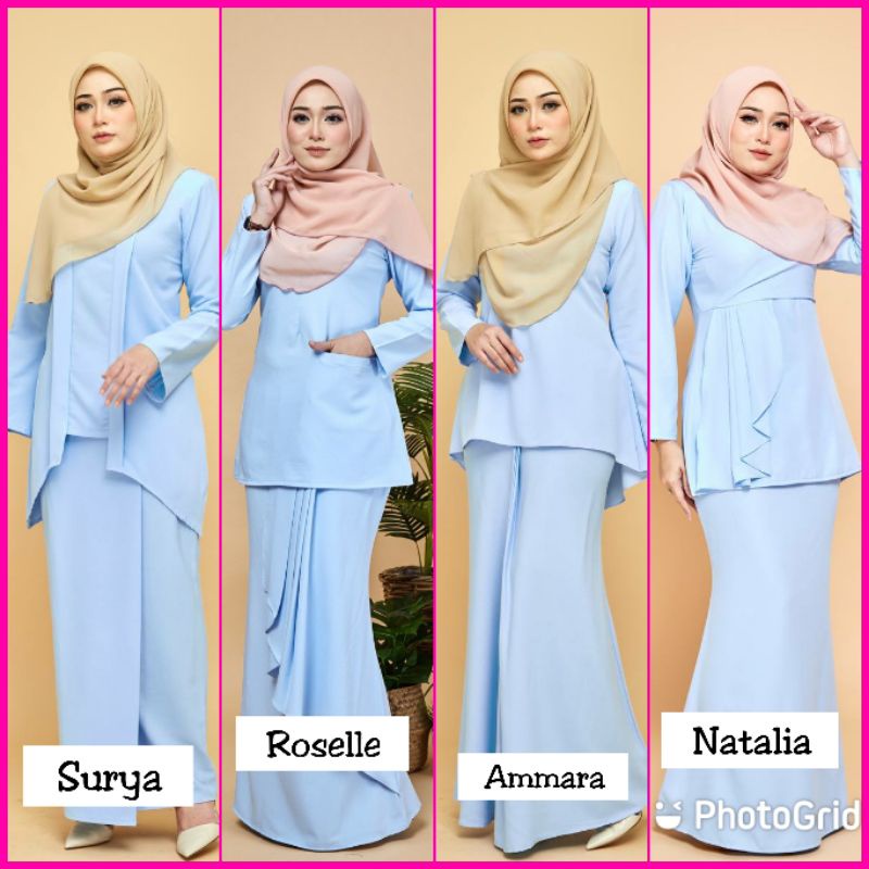 Baju bridesmaid 2024 baby blue