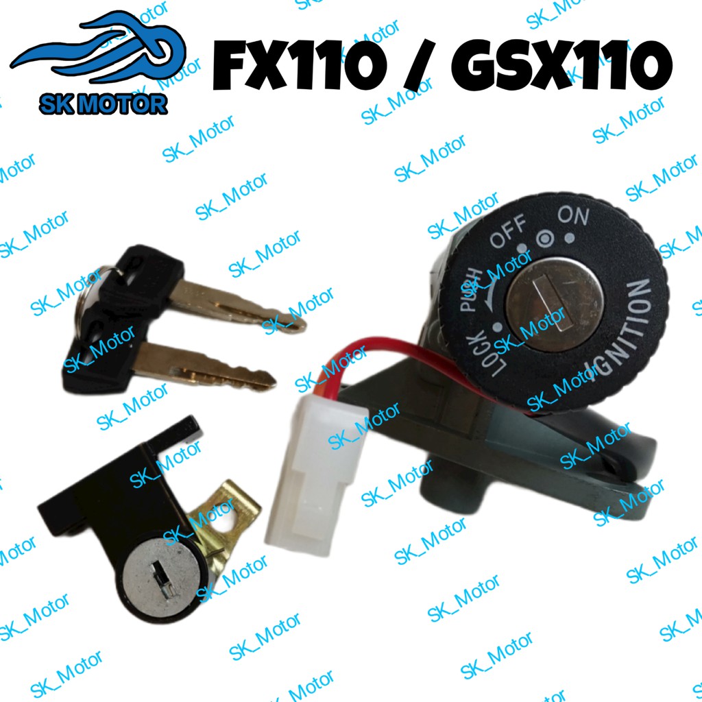 Suzuki FX110 FX 110 / GSX 110 Ignition Main Switch / Full Set Switch ...