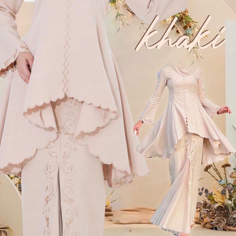 Baju Kebarung Baju Kebaya Labuh Baju Kurung Moden Krung Sulam Nikah