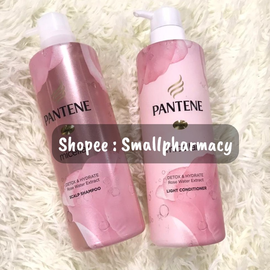 Pantene Micellar Shampoo Conditioner Rose Water Detox Hydrate 530ml Shopee Malaysia