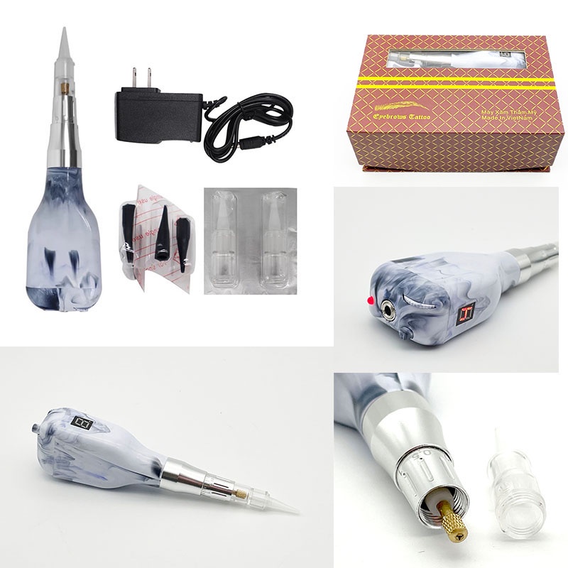 Rechargeable Wireless Vietnam Ombre Tattoo Machine Semi Permanent ...
