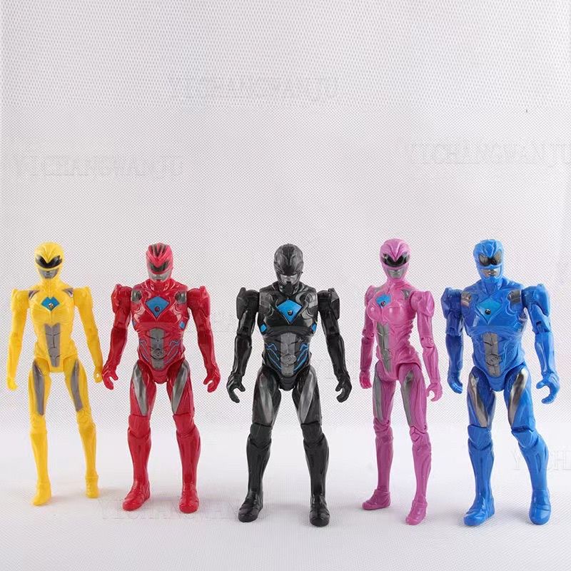 power rangers movie 5in1 set kids toys cake topper decor action figure ...