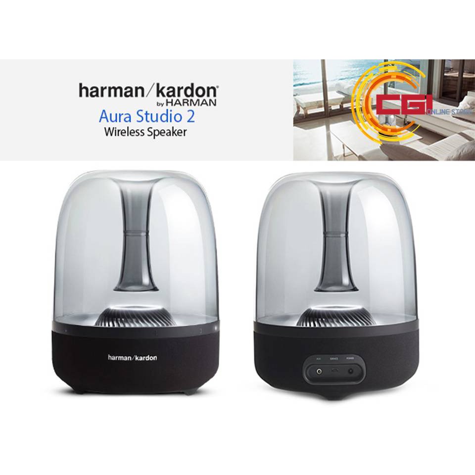 Harman kardon aura studio 2 wireless best sale speaker with ambient lighting