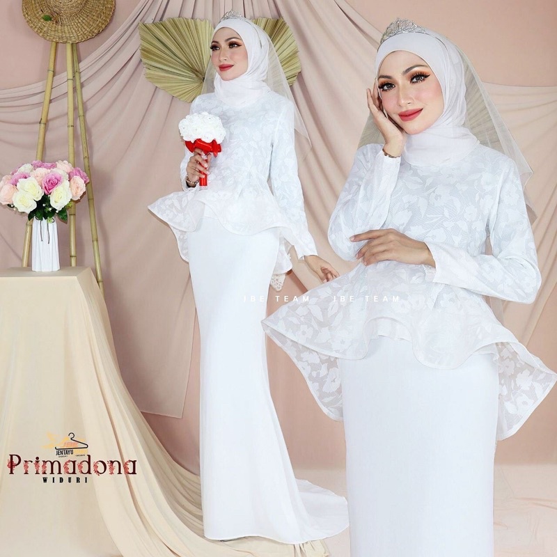 S-L) PRIMADONA BRIDAL SERIES FREE VEIL BUSANA PENGANTIN TUNANG