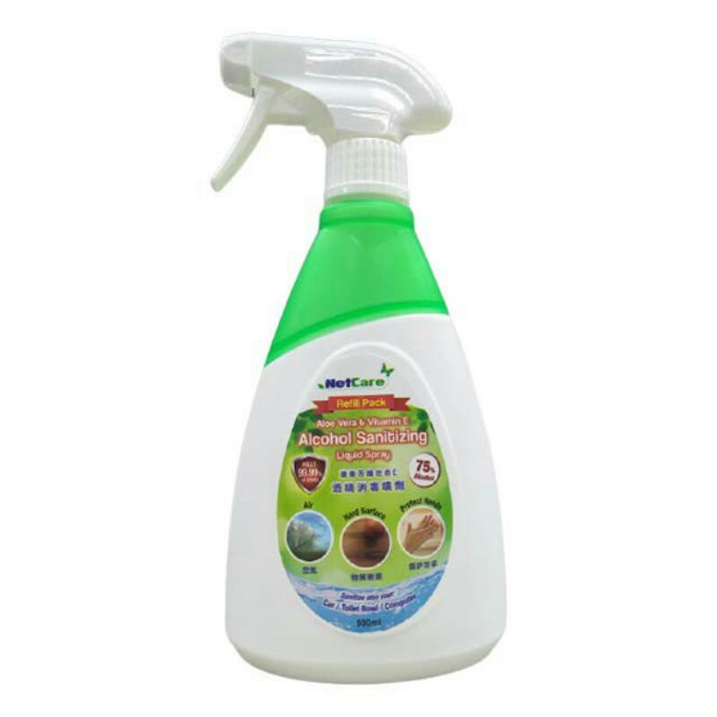 Netcare Alcohol Sanitizing Liquid Spray 500ml Netcare Sanitizer Spray ...