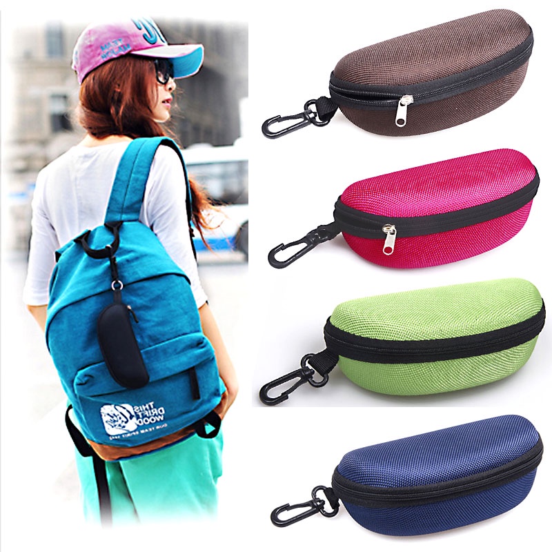 Sunglasses Box Glasses Case Bag With Zipper Oxford Cloth Hanging