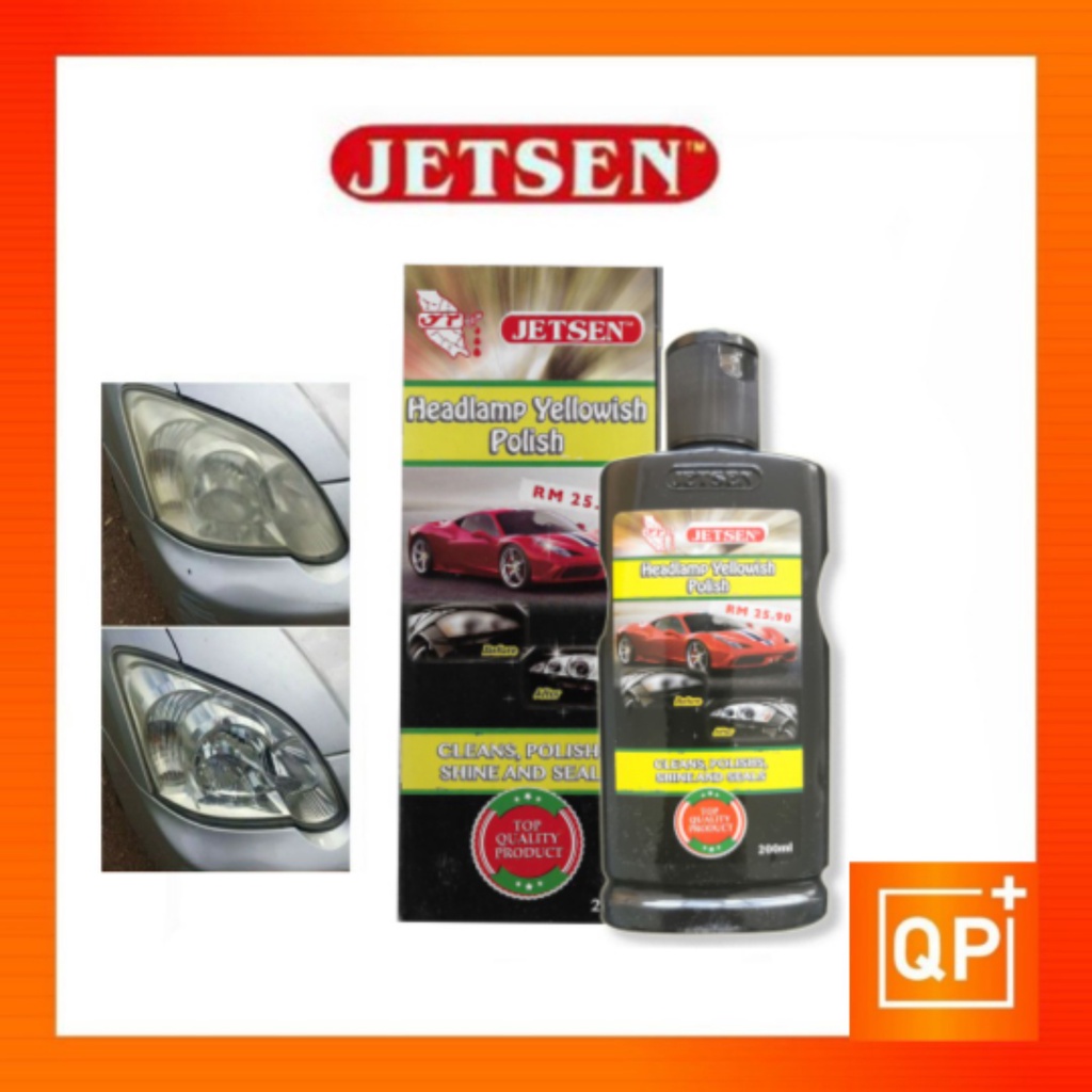 JETSEN HEADLAMP POLISH HEADLIGHT POLISH PENGILAT LAMPU KERETA LAMPU
