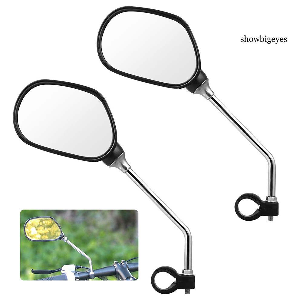 SGES_2Pcs Bicycle Bike MTB Handlebar Adjustable Rear View Side Mirrors ...