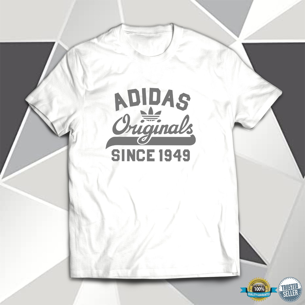 ADIDAS ORIGINALS SINCE 1949 TSHIRT HIGH QUALITY 100 COTTON UNISEX Shopee Malaysia