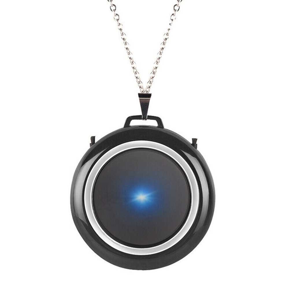 Necklace Hanging Portable Car Oxygen Bar Negative Ion Air Purifier ...