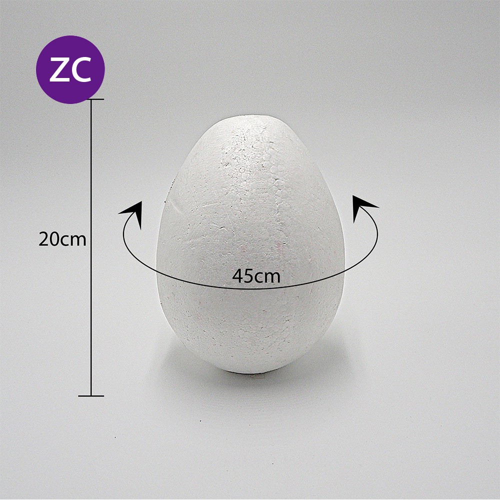Styrofoam Egg Shape 20cm Shopee Malaysia