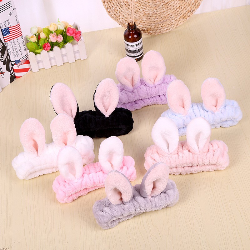 Fluffy Bunny Makeup Headband