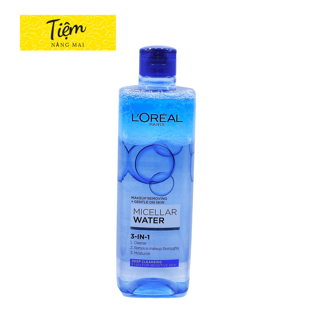 L'oreal Makeup remover For Sensitive Skin Dark Blue Cap 400ml (genuine