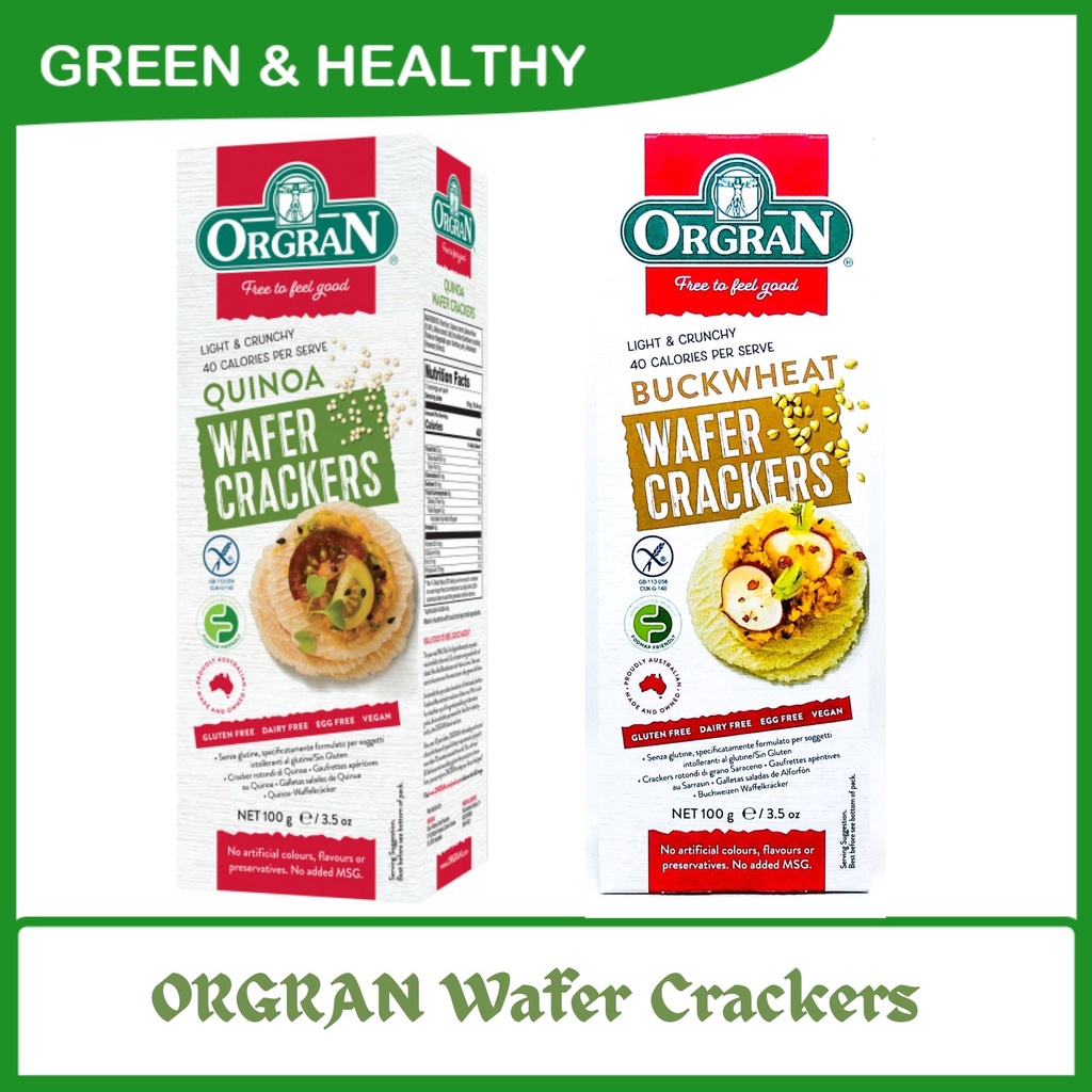 ORGRAN Wafer Cracker Gluten Free 100G Shopee Malaysia