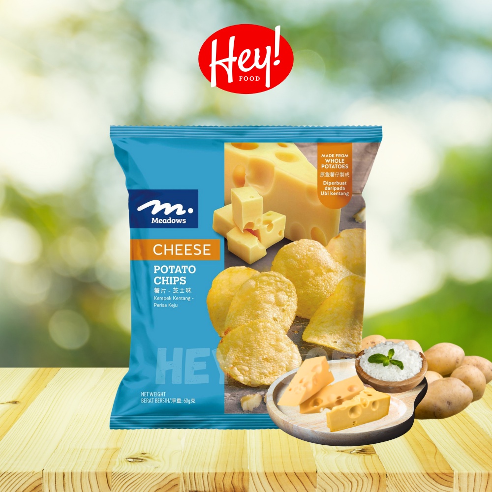 MEADOWS Potato Chips (60g) Cheese/ Seaweed & Wasabi 芝士味薯片/ 紫菜芥末味薯片