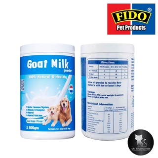 Fido goat outlet milk powder