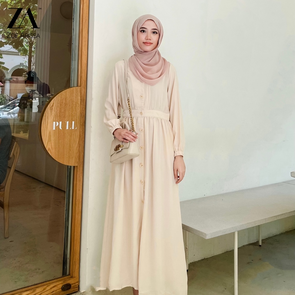 ZOE ARISSA DRESS MUSLIMAH WOMEN DRESS NURSING FRIENDLY Dress Cotton ...