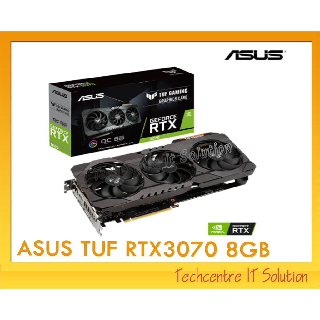 ASUS TUF RTX 3070 GAMING OC 8GB GDDR6 GRAPHICS CARD | Shopee Malaysia